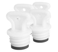 DIYEAH 4pcs Safety Stopper Rubber Cap Compact Portable Leakproof Sealing Pp Rubber Material for Hot Water Bottle Home Office Use