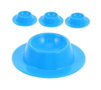 DIYEAH 4pcs Silicone Egg Holder Egg Cups Organizer for Soft Boiled Serve Countertop Fridge Boil Rest Keeper