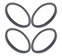 DIYEAH 4pcs Silicone Juicer Gaskets Replacement Seal Rings with Good Elasticity and Flexible Design, Black Juicer O-ring Parts for Blender and Mixer Seal Replacement
