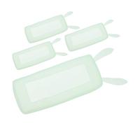 DIYEAH 4pcs Silicone Sleeve for Remote Control Tv and Air Conditioner, Glowing in The Dark, Waterproof and Shockproof Protective Case with Rabbit Ear Design for Living Room and Home Use