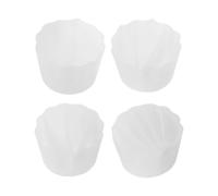 DIYEAH 4pcs Silicone Split Paint with Compartments for DIY Resin Art Mixing and Separating Paints Flexible Palette Cups for Crystal Epoxy and Fluid Painting Random Color