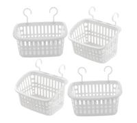 DIYEAH 4pcs Small Animal Rat Hammock Cage Accessories Hanging Basket Bed with Hooks Space-saving Lightweight Non-toxic Pet Cage Organizer for Hamster Guinea Pig Sugar Glider Hedgehog