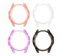 DIYEAH 4pcs Smartwatch Screen Protective Cover Waterproof TPU Clear Watch Lens Protector Cases Replacement Compatible for Garmin Fenix 8
