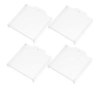 DIYEAH 4pcs Transparent Fireproof Guard Switch Button Covers for Emergency Stop and Manual Call Points Protective Light Switch Caps for Commercial and Residential Safety