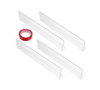 DIYEAH 4Pcs Transparent Pet Window Sill Protectors Plastic Guards Against Dog Cat Scratching Claw Chewing Slobbering for Homes Veterinary Clinics and Pet Boutiques Easy Install