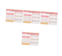 DIYEAH 4pcs Travel Planning Notebook Compact with Travel Recording for Journey Documentation and Memory Keeping Portable Planner for Adventure and Trip Organization