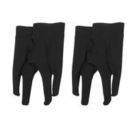 DIYEAH 4Pcs Two-Finger Artist Drawing Gloves for Graphic Tablets, Anti-Smudge Smear Resistant Touchscreen Gloves with Three-Layer Design, Medium Size for Digital Sketching and Painting