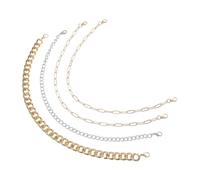 DIYEAH 4pcs Vintage Hat Chains for Trucker Caps Detachable Baseball Cap Charms DIY Summer Fashion Accessories Compatible with Various Hat Styles