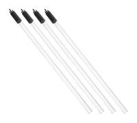 DIYEAH 4pcs Wine Bottling Wand, Bottling Wand with Integrated Valve, Plastic, Black, Precise Liquid Flow Control, for Wine Bottle and Bottle, Kombucha Making and Cider Brewing
