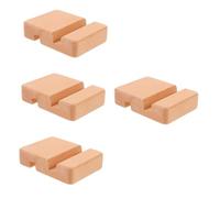 DIYEAH 4pcs Wood Embroidery Hoop Display Holder Embroidery Hoop Stand for Cross Stitch Supply for DIY Project Holder Base
