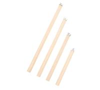 DIYEAH 4pcs Wooden Bird Cage Perch Stick Parrot Stand Accessories for Parakeets Bird Cage Sticks