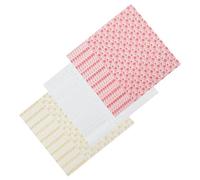 DIYEAH 4sets Christmas Wrapping Paper Roll Pink Snowflake Decorative Tissue Paper Recycled Easy to Tear and Fade Resistant Xmas Decorations for Party 30sheets*4