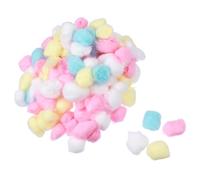 DIYEAH 5 Packs Hamster Bed Cotton Pet Quilt Colorful Absorbent Cotton Balls Creative Cute Style Keep Pet Warm for Winter