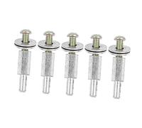 DIYEAH 5 Pcs Drill Arbor Adapters Buffing Wheel Mandrel Shaft Extender Shanks for Polishing Wheels Grinding Wheels Wire Brush Wheels Rotary Tool Accessories with Extra Wide Washers
