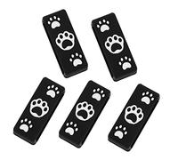 DIYEAH 5 Pcs Kitten Claw Watch Strap Keeper Silicone Watch Band Buckles for Pro Skid Design Durable Odorless Easy Installation