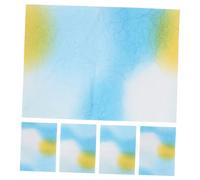 DIYEAH 5 Sheets Double-sided Flower Wrapping Paper Tear-resistant Gradient Textured Sheets for Bouquet Gift Wrap DIY Crafts Flexible Colored Paper for Floral Packaging and Decoration