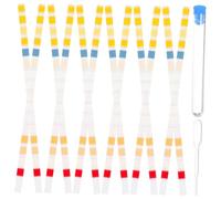 DIYEAH 50 pcs Home Water Testing Strips for Drinking Water Quality Portable Dip Test Strips for Household Hardness Ph and Multi-parameter Analysis