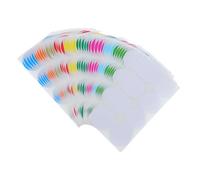DIYEAH 50 Sheet Round Adhesive Labels for Printer Compatible Writable Plain Stickers for Organizing Files Packages Bottles at Office School Home Clean Removal Use Quick Labeling