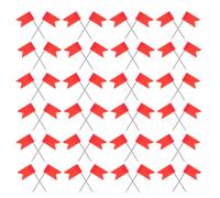 DIYEAH 500Pcs Red Flag Push Pins for Travel Map with Plastic Heads for Maps Thumbtack Setup, Cork Bulletin Board, Picture Hanging at Home Office School