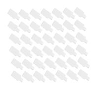 DIYEAH 500pcs Self Adhesive White Rectangular Price Tags for Jewelry Necklaces Rings Bracelets Earring Labels with Spacious Writing Space and Jewelry Safe Adhesive for Clear Pricing and