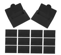 DIYEAH 50PCS Black Paper Card Sleeves Key Card Holder Credit Protector Envelopes for Business VIP Membership with Writable Thick Tear-Resistant Material Suitable for Standard Sized Hotel