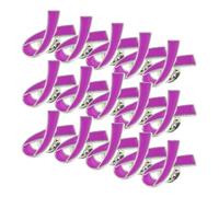 DIYEAH 50pcs Enamel Ribbon Lapel Pins Charity Brooch Pins for Awareness Mental Health and Support