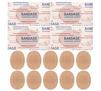 DIYEAH 50pcs Fabric Breathable Wound Patches with Sweat-Proof and Easy to Tear Features, Flexible Suitable for Outdoor and Sports Use