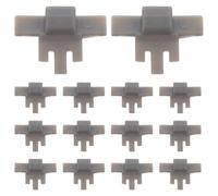 DIYEAH 50pcs Hinge Restrictor Clip for Cabinets - Plastic Angle Limiter - Cabinet Soft Close Hinge Fixer - Door Opening Restrictor, Easy Installation