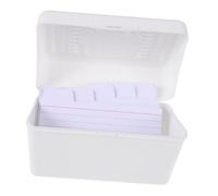DIYEAH 50pcs Index Cards Flash Cards with Storage Box for Organized Note Taking Revision and Exam Preparation for Students and Professionals