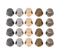 DIYEAH 50pcs Leather Handbag Rivets with Flat Head Metal Studs Zinc Alloy Bag Bottom Protectors for Professional Bag Makers and Leather Crafting Accessories