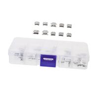 DIYEAH 50PCS Micro USB Female Socket Connector 5-Pin USB Soldering Adapter for Electronics Repair Compatible Devices for DIY Projects