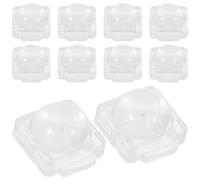 DIYEAH 50pcs Mini Replacement LED Lens Plastic Lamp Beads Accessory