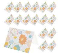 DIYEAH 50pcs Multi-use Festival Greeting Cards with Decorative Paper round Corners, Delicate Writable Cards to Create a Warm and Joyful Atmosphere for Holiday and Graduation Occasions