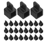 DIYEAH 50pcs Outdoor Gear Wagon Track Slider, Plastic Wagon Adjustment Fitting for Collapsible Camp Cart 15x15 mm Square Rail Garden Utility Park Party