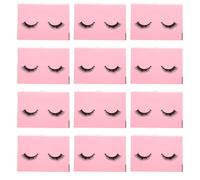 DIYEAH 50pcs Pink Eva Zipper Makeup Bags 15x10cm Multipurpose Cosmetic Storage Pouches Travel Toiletry Organizer with Eyelash Pattern for Women