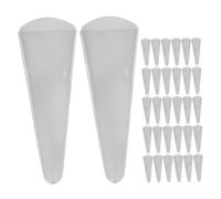 DIYEAH 50pcs PVC Scissor Protectors Lightweight Protective Covers for Hair Cutting and Barber Tools Safety Sleeves for Kitchen and Pruning Shears Storage