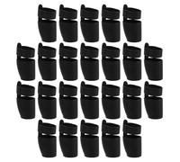DIYEAH 50pcs Wheelchair Joystick Button Protectors and Gaiter Covers, Black Plastic Attachments for Manual and Electric Mobility Scooters, Universal Walker Accessories for Daily Use