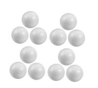 DIYEAH 50pcs White Solid Foam Craft Balls Polystyrene DIY Blank Decor for Weddings Parties School Projects Christmas Easter Decorations Lightweight and Portable