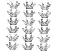 DIYEAH 50pcs Zinc Alloy Crown Spacer Beads Large Hole for DIY Jewelry Making Small Crown Decoration Bracelet Necklace Craft Charms Retro Silver Finish