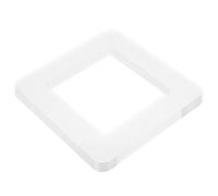 DIYEAH 5pcs Acrylic Rocker Switch Cover Protector Panel 8.6cm x 9cm Single Gang Light Switch Wall Plate Surround for Home Electrical Socket Decoration