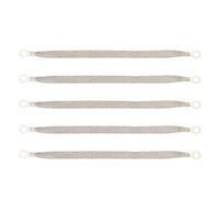 DIYEAH 5pcs Braided Ground Straps, 12.01Inches Long, Aperture 0.8cm