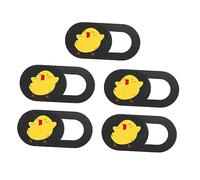 DIYEAH 5PCS Cartoon Chicken Webcam Cover Slider for Laptop Tablet Cute Camera Protector for Privacy Easy Installation Fun Design Peeping Slide Cover