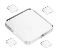 DIYEAH 5pcs Clear Acrylic Stamp Blocks DIY Stamping Tools for Scrapbooking Crafts Card Making Safe Grip Painting Essentials