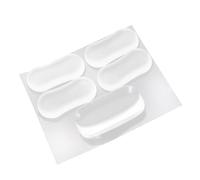DIYEAH 5pcs Clear Silicone Toilet Seat Bumpers Silent Cushion Buffer Kit Slip Replacement for Toilet Lid Protection and Noise Reduction