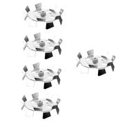 DIYEAH 5pcs Drywall Mud Mixer Head Durable Electric Drill Paint Whisk Attachment for Easy Mixing Compact Design for Plaster and Compatible with Standard Drills Lightweight and Reliable