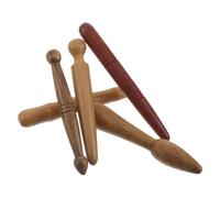DIYEAH 5pcs Handheld Wooden Massage Stick for Targeted Pressure Points and Muscle Soothing, Acupressure Tool for Feet and Body, Traditional Thai Foot Massage Stick, Compact 12x1.5cm