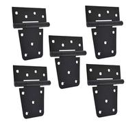 DIYEAH 5pcs Heavy Duty Shed Door Hinges Load-Bearing Outdoor Gate Hinges for Fence Barn Garden and Shed Doors with Noise-reducing Precision Design