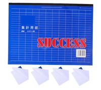 DIYEAH 5pcs Inventory Registration Form Financial Planner Notebook Accounting Record Book Personal Budget Ledger Finance Tracker Business Accounting Journal Cash Book Log Paper Blue