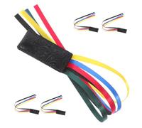DIYEAH 5pcs Multi Color PU Leather Ribbon Book Page Markers Attach Reading Essentials for Books Textbooks and Journals Gift
