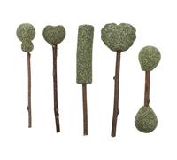 DIYEAH 5Pcs Natural Catnip Lollipops Cat Sticks for Teething and Oral Care Edible Interactive Pet to Stimulate Tongue Movement Safe Digestive Treats for Cats Random Style